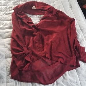 Asymmetrical blouse